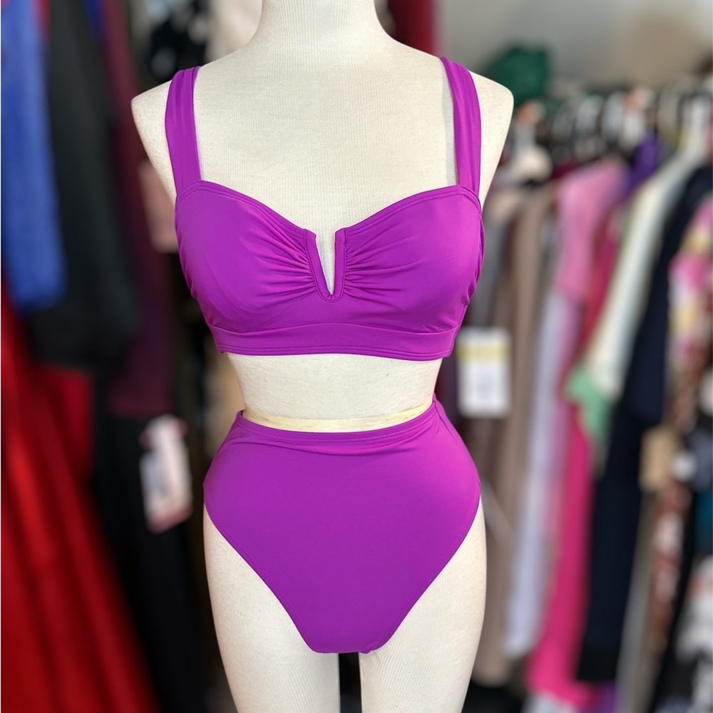 Shade & Shore Purple Bikini Set